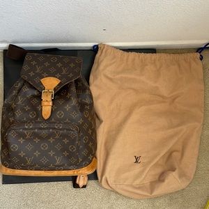 LOUIS VUITTON
Monogram Canvas Montsouris GM Backpack